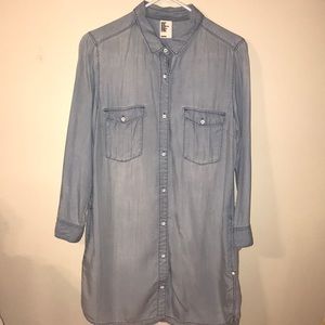 “Denim” button up dress from H&M